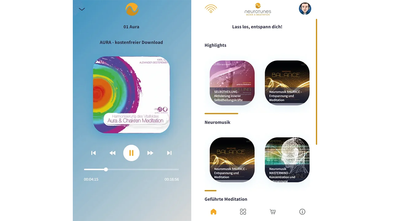 neurotunes app screenshot