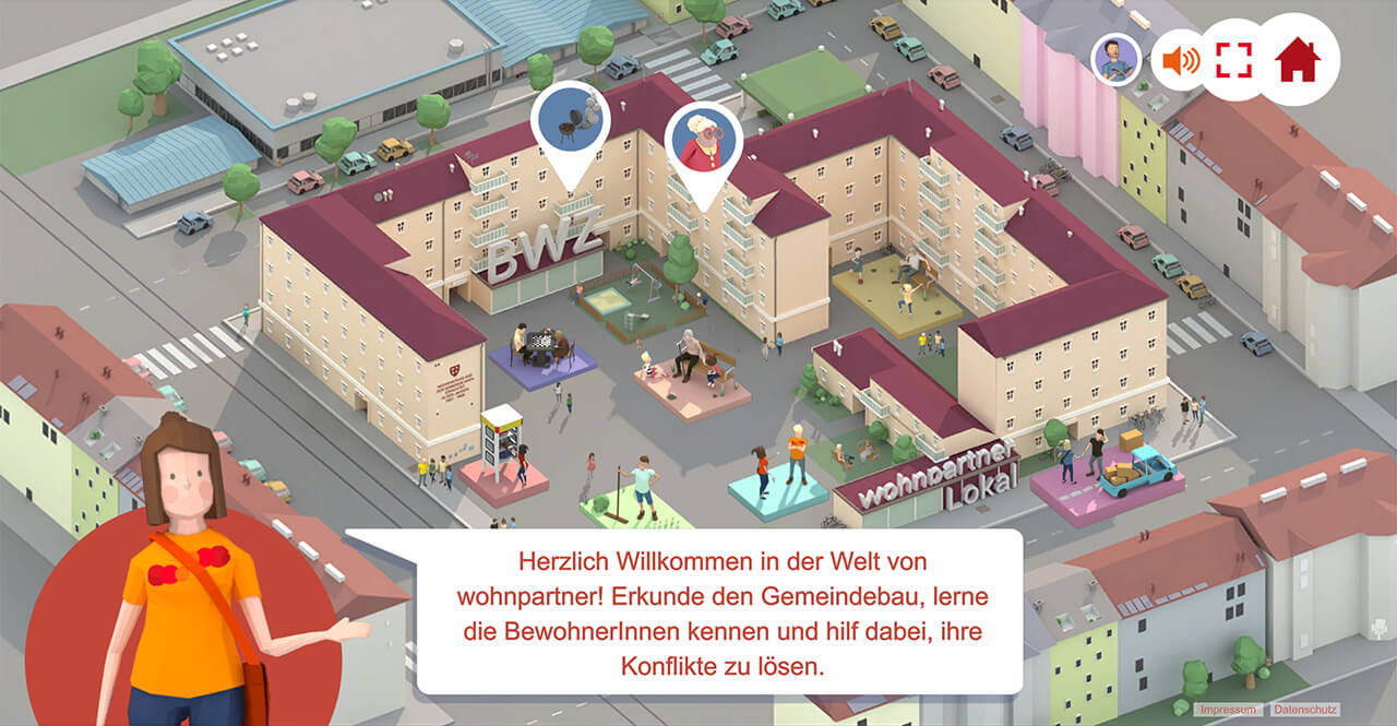 Wohnpartner Webspiel Screenshot1
